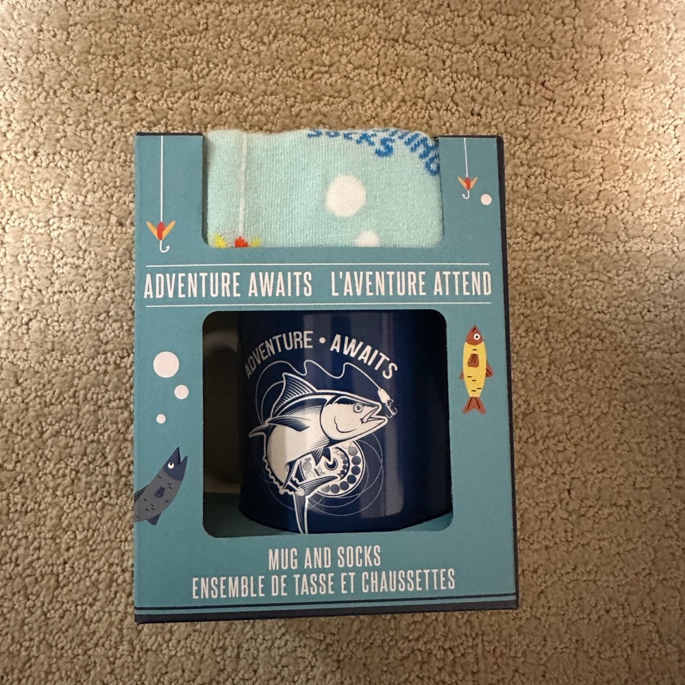 Adventure Awaits Mug and Socks Set
